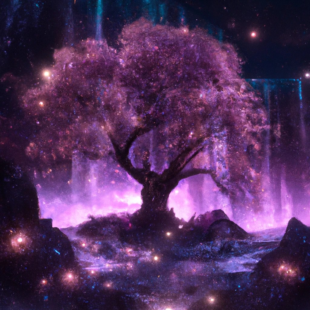 electricxbunny's tweet photo. Gorgeous purple trees? Yes please! #dalle2 #aiart https://t.co/Ju8Yt90HIs