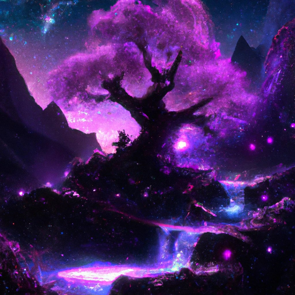 electricxbunny's tweet photo. Gorgeous purple trees? Yes please! #dalle2 #aiart https://t.co/Ju8Yt90HIs
