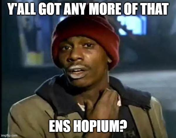 Club360o's tweet photo. Hey ENS fam
#ensfam #ens #ensmemes #enshopium #ensdomains #ensbearmarket #bearmarket #cryptobearmarket #ensmeme #meme #hopium https://t.co/LQw3UTiE10