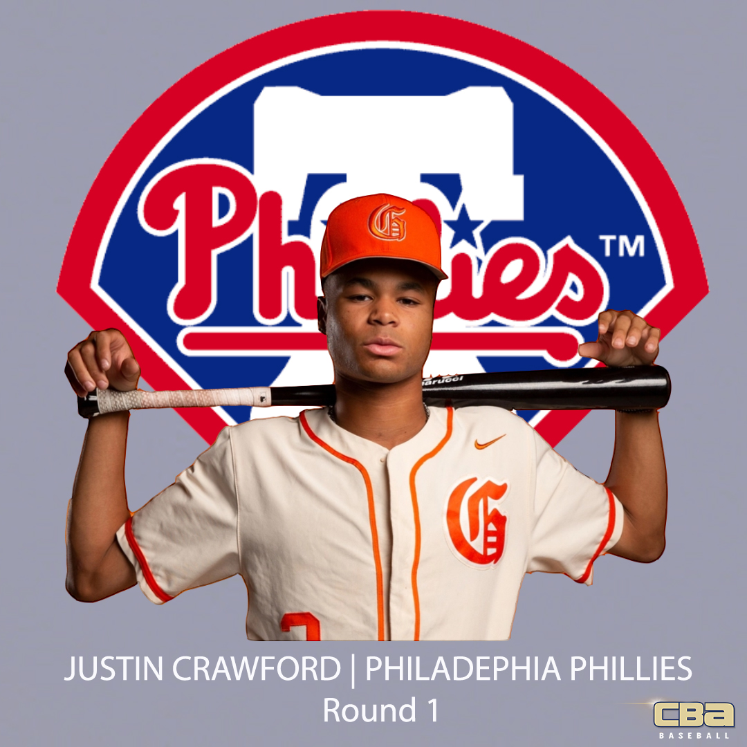 Congratulations Justin Crawford | Drafted 17th overall by the Philadelphia Phillies in the 2022 MLB Draft #weareCBA