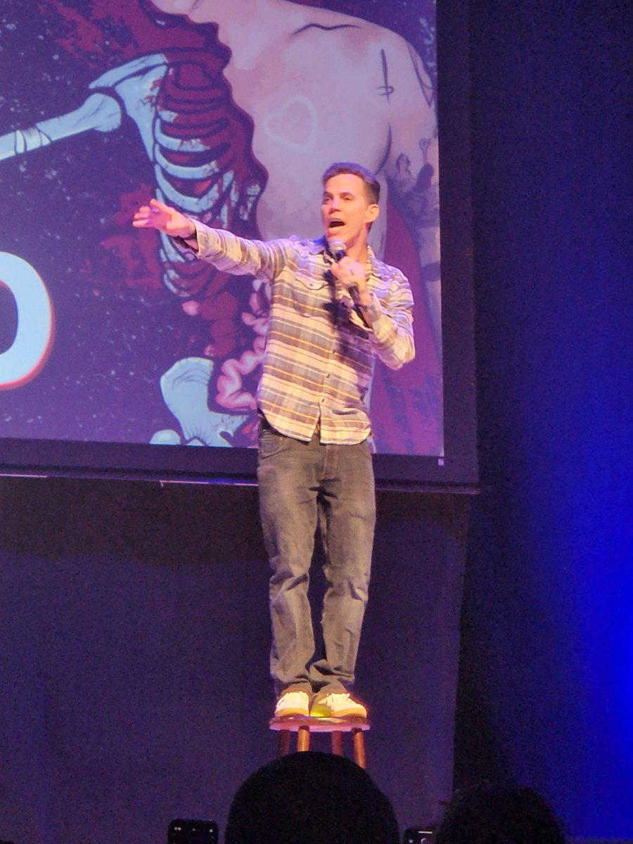 Irish_Lass1984's tweet photo. Thanks @steveo for the hilarious show. Huge thanks to @ancienthipster @bee_etta @TommyDavis93 for the best birthday present ever. Had an amazing evening. https://t.co/NdSgCGBDXO