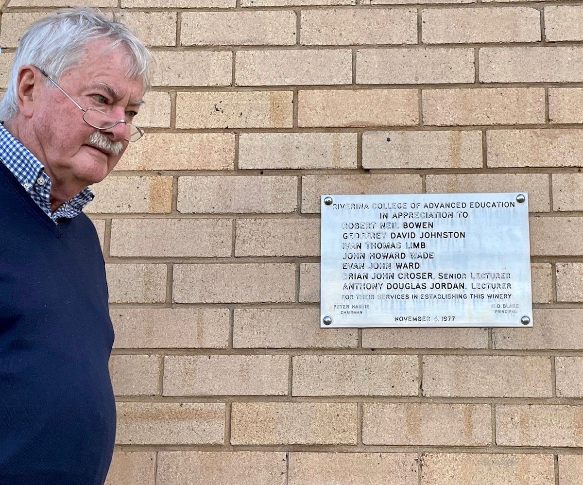 Tapanappa Wines (@tapanappa) on Twitter photo Too much nostalgia. After Cyrilton, the old Riverina College winery. What an adventure in 1977.
#briancroser <a href="/Tapanappa/">Tapanappa Wines</a> #wine #australia #historical #roadtrip #memories <a href="/CharlesSturtUni/">Charles Sturt University</a> <a href="/wine_australia/">Wine Australia</a> Too much nostalgia. After Cyrilton, the old Riverina College winery. What an adventure in 1977.
#briancroser <a href="/Tapanappa/">Tapanappa Wines</a> #wine #australia #historical #roadtrip #memories <a href="/CharlesSturtUni/">Charles Sturt University</a> <a href="/wine_australia/">Wine Australia</a>