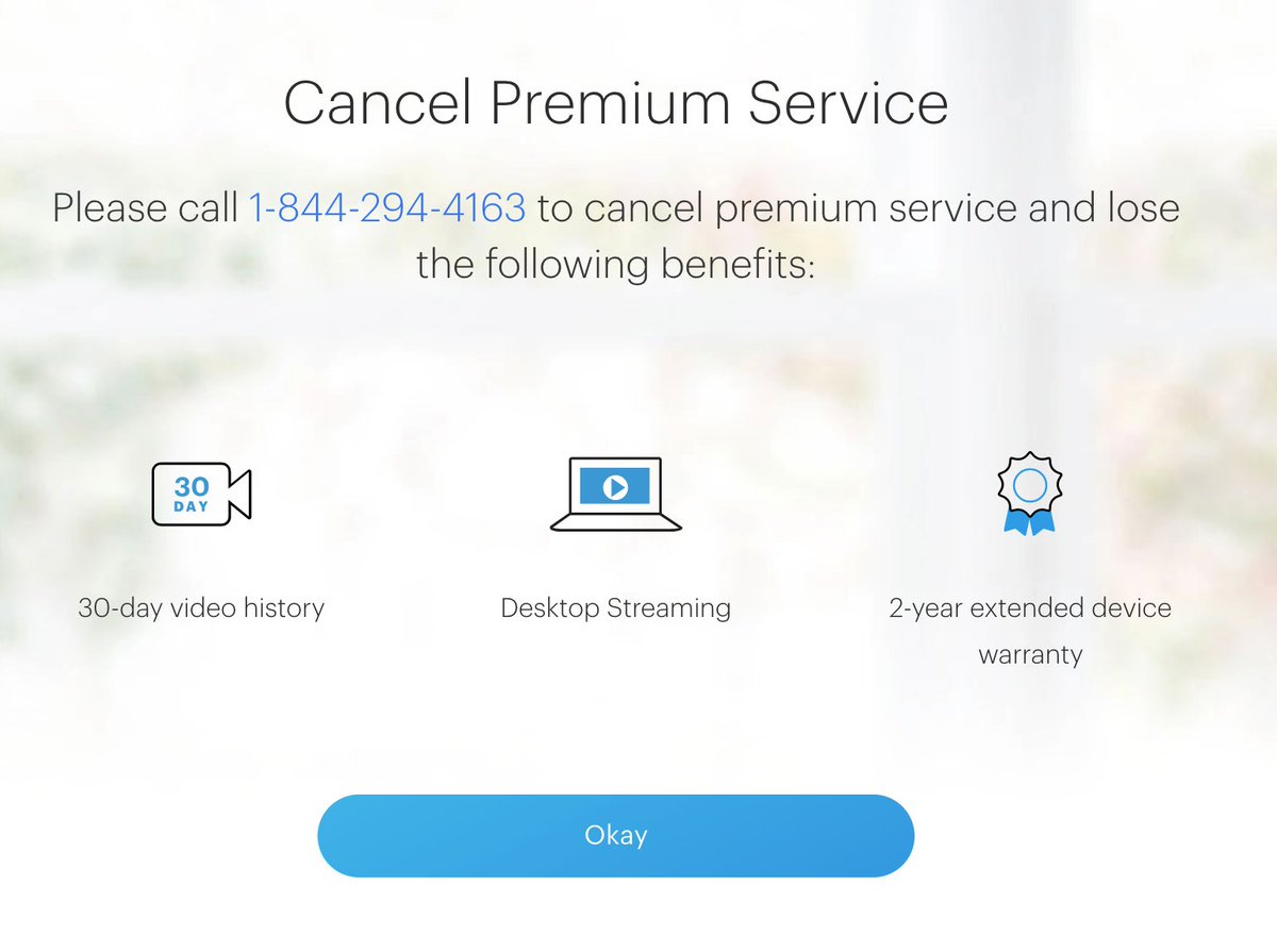 hyperlink's tweet photo. You used to be able to cancel your @canary premium subscription through the website. Imagine my surprise when I discovered that's not possible anymore. It's disappointing to see them adopt this dark pattern. https://t.co/eRYx0ZwfUr