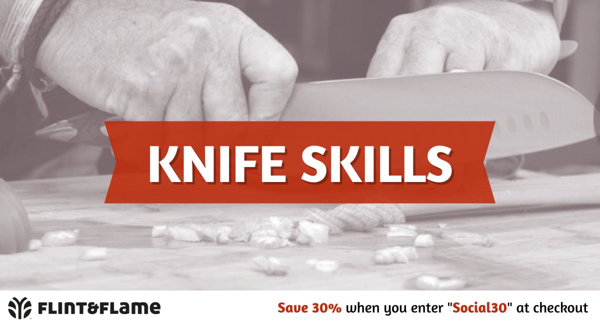 Learning to work properly with the right knife not only gives you more control, but it also makes you much more efficient in the kitchen.
 
Check out these handling tutorials to take your skills to the next level: flintandflame.com/inspire/sharp-…