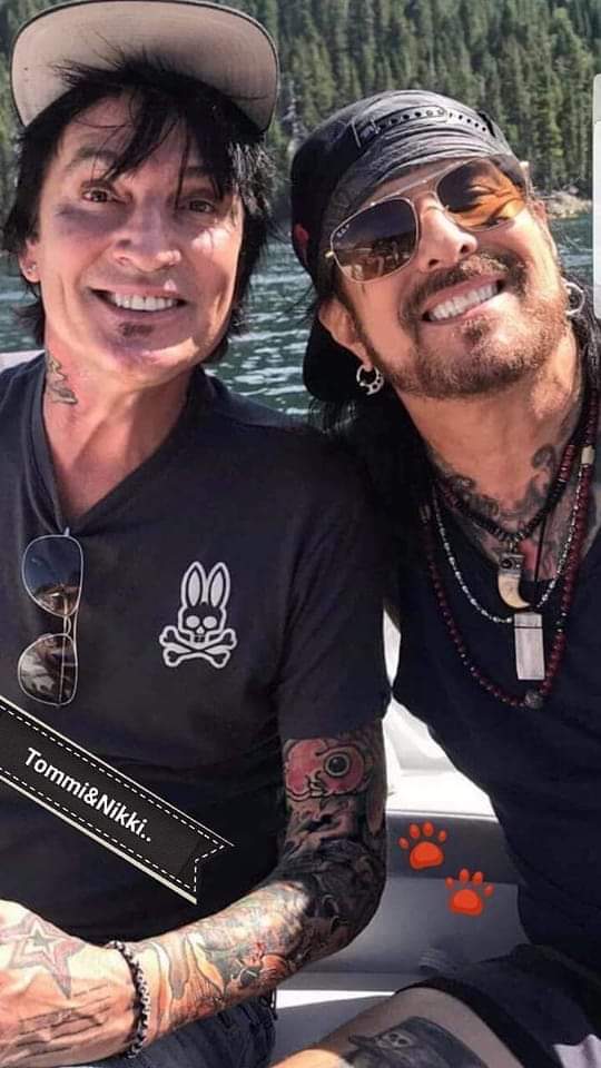 I know it's not Terror Twin Tuesdsy but I had to share this pic! 40 yrs later and they're still the Terror Twins! #MotleyCrue <a href="/NikkiSixx/">📷</a> <a href="/MrTommyLand/">T🥁mmy L33</a>