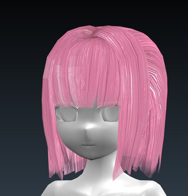 先代とうちのこたちの髪を被せてみた

良さげかなぁ～ 