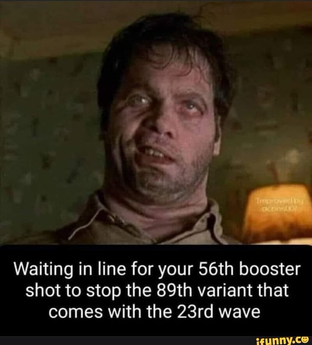 Ok big news! New sickness come, old jab, no good, time get new jab. You get sick, but it good sick, not<a href="/tag/sads"class="tags"><span>#sads</span></a><a href="/tag/fauci"class="tags"><span>#fauci</span></a><a href="/tag/thejab"class="tags"><span>#thejab</span></a>