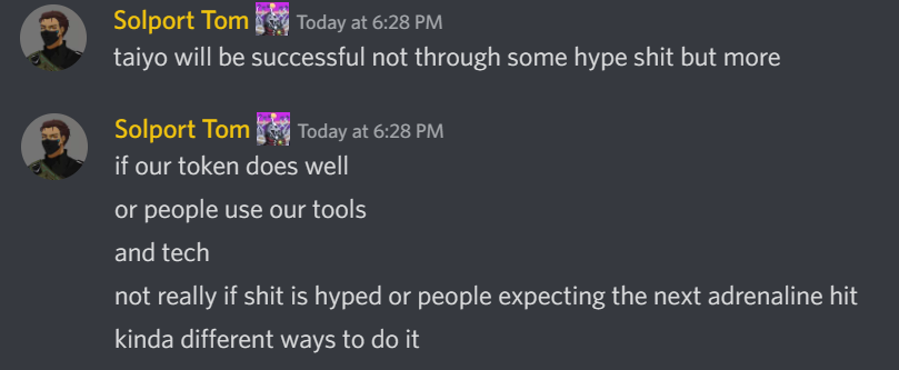 The__Solstice's tweet photo. while fudders were laughing about solport doing no volume, 6000 SOL was just distributed to holders through other tech offerings.

being invested in the future of web3 is a good feeling.

few.. https://t.co/vDTNymwebJ