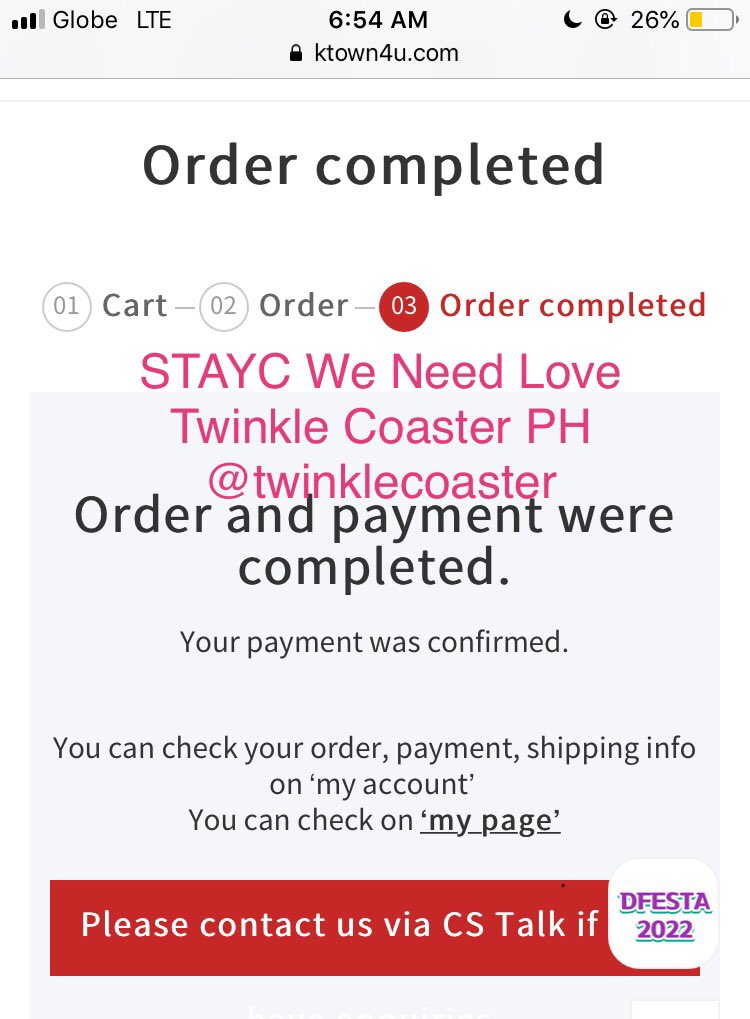 twinklecoaster's tweet photo. STAYC We Need Love Secured today π
#TCPH_PROOFS https://t.co/kFjirMXtAq