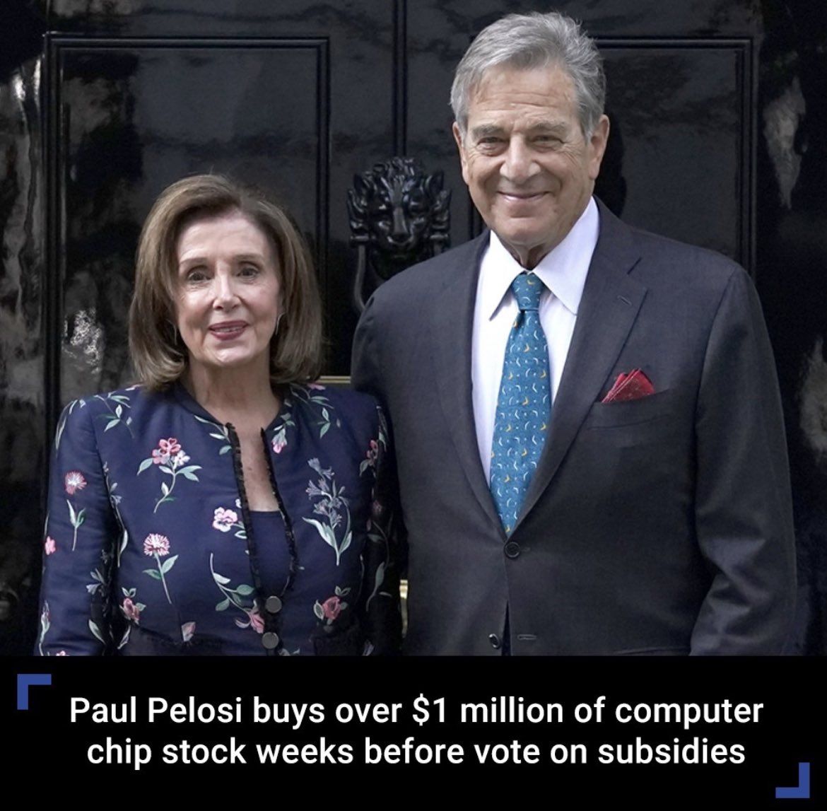 It’s fucked up that junior analysts on Wall Street have a ton of restrictions but the husband of the Speaker of the House can front run congressional votes lmao