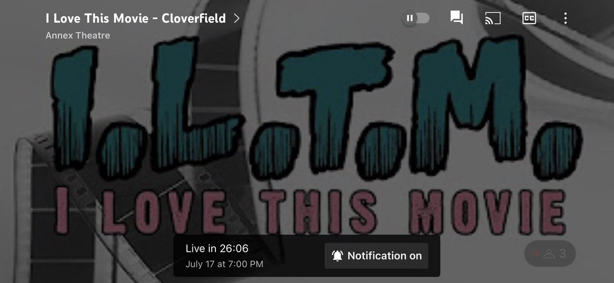 The premiere episode of “I Love This Movie” kicks off in less than 30 minutes!

Watch the show here: youtu.be/guNbjM9tN0I