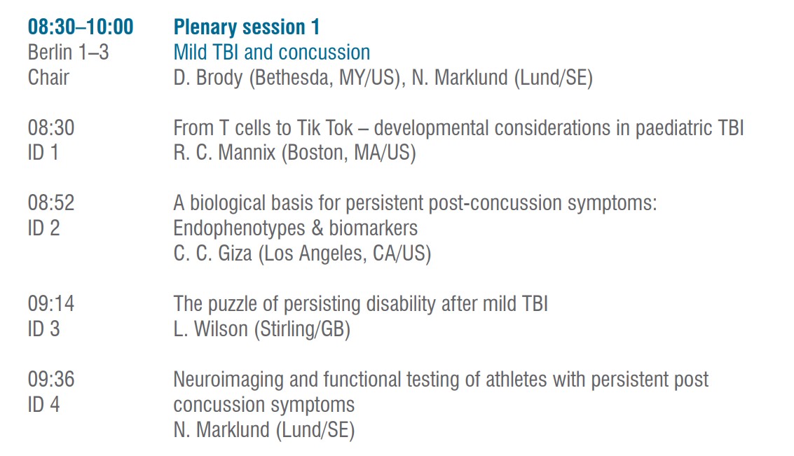 griz1's tweet photo. Getting started early @neurotrauma2022: #MildTBI & #concussion! @DavidLBrody1
@rebekahmannixmd #Tcells @tiktok_us
@griz1 #endophenotypes of #PPCS @UCLABrainSPORT
#DrLWilson predicting disability p #mTBI
@LabLubin athletes w #PPCS
Program here: https://t.co/oxtyLeQQIO https://t.co/5eMZvb0TA7