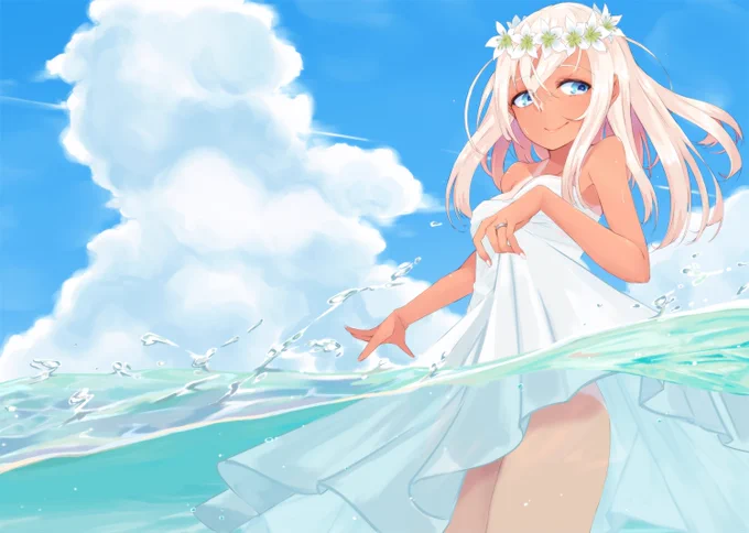 #海の日
艦これと海の日って相性いいですよね🌊 