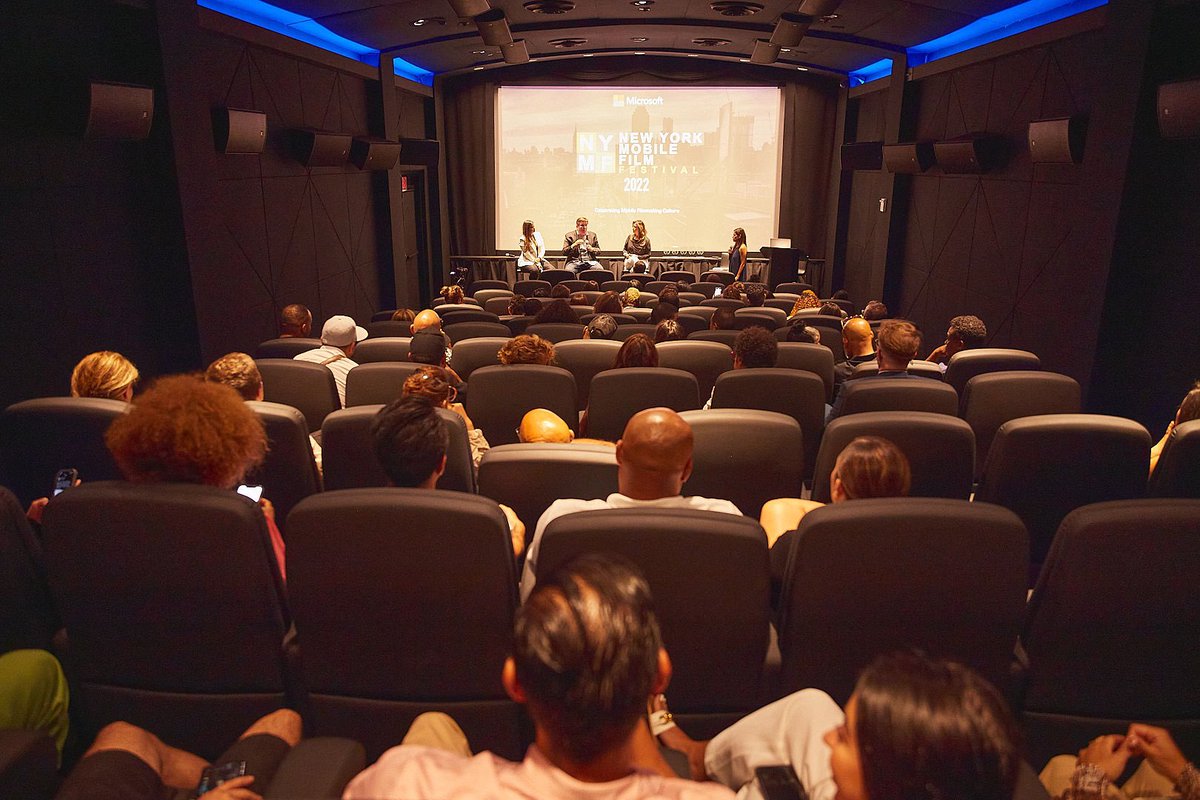 Awesome night at the #NewYorkMobileFilmFestival 2022, brought to you by  @microsoft @filmfreeway @dolbytheatre  <a href="/gancia/">Peter Knapp</a>  @ivoicecommunications @unspokensmiles Cheers to inspiring the next wave of creators and innovators. Thanks to everyone who make this possible #NYMFF