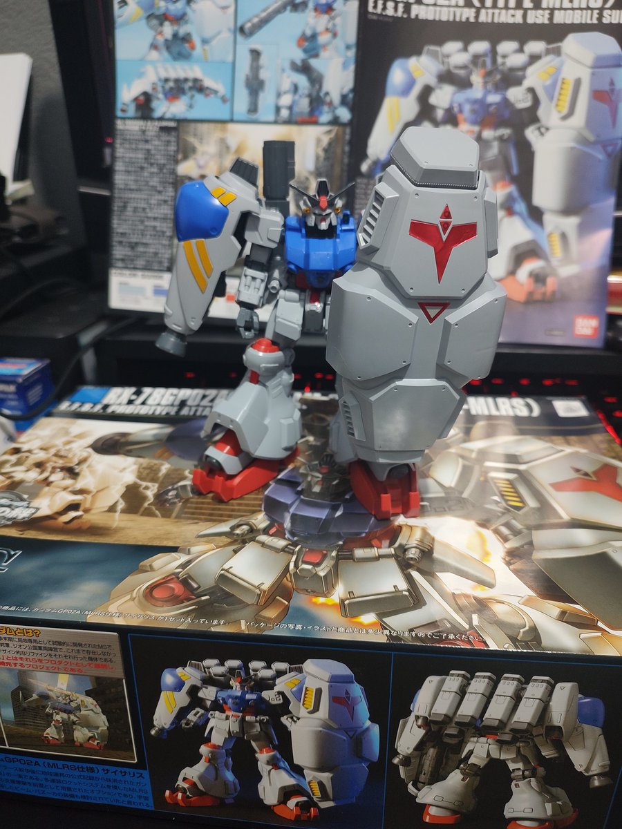 Rataum's tweet photo. GP02A finalizado! #gunpla #gunplabuilder #gp02a #gundam https://t.co/tgFjpVGCvh