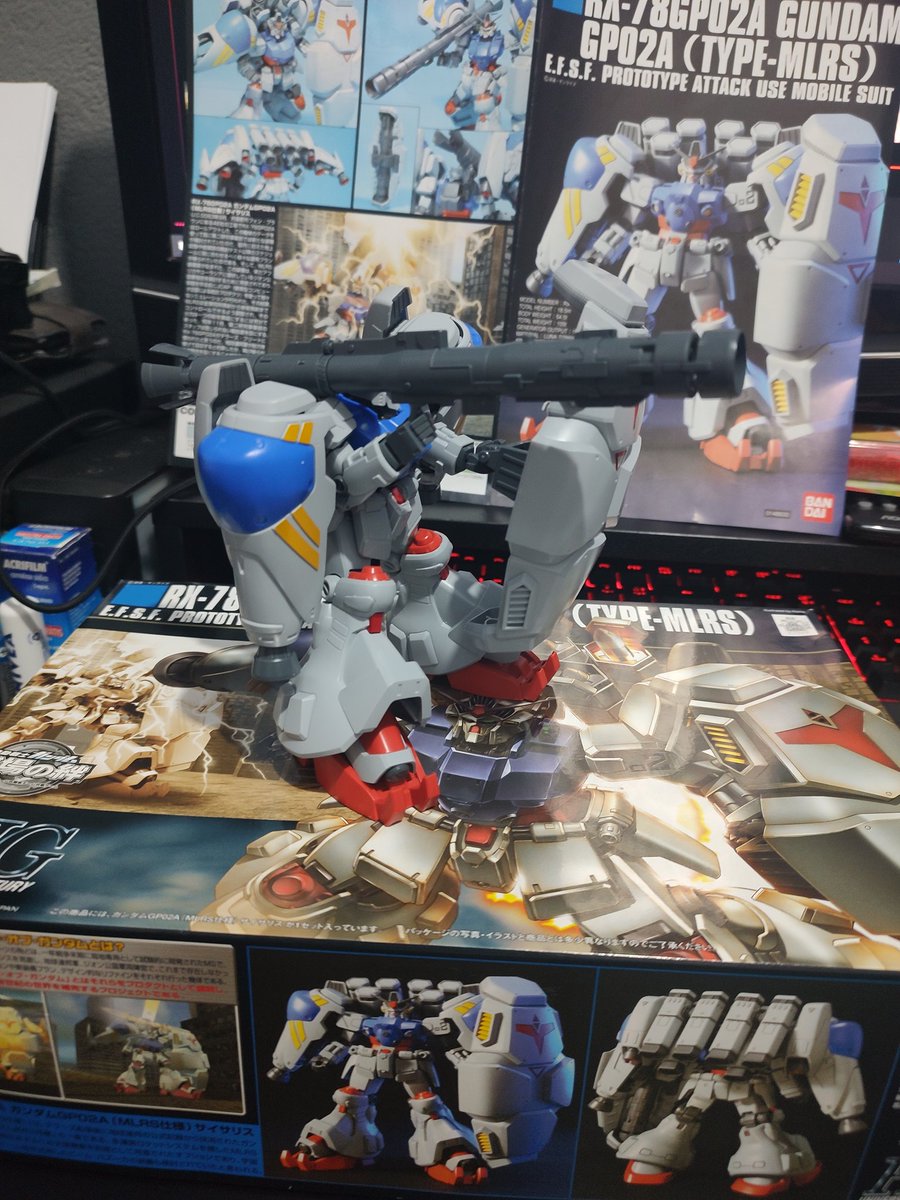 Rataum's tweet photo. GP02A finalizado! #gunpla #gunplabuilder #gp02a #gundam https://t.co/tgFjpVGCvh