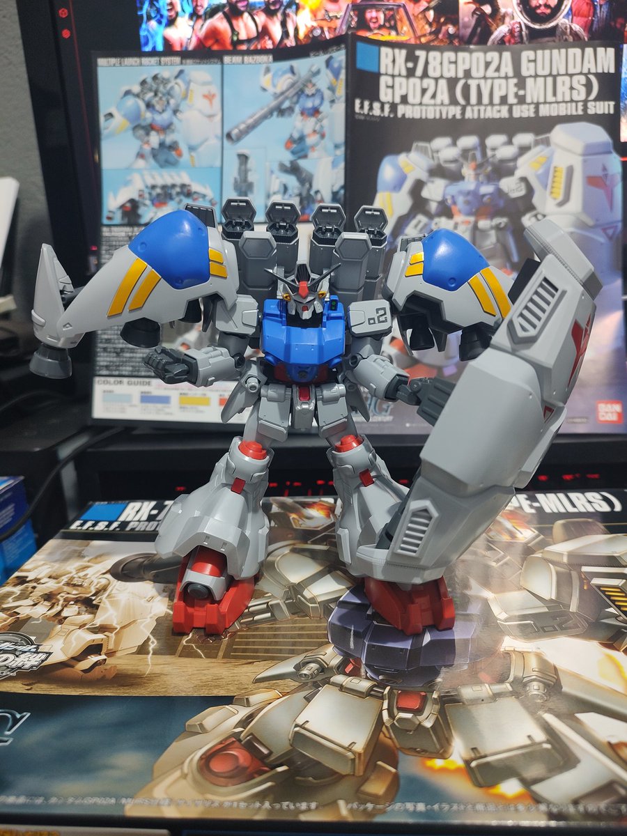 Rataum's tweet photo. GP02A finalizado! #gunpla #gunplabuilder #gp02a #gundam https://t.co/tgFjpVGCvh