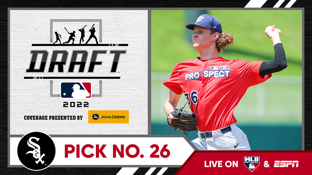 With the 26th overall pick, the @WhiteSox select Oswego East (IL) left-handed pitcher Noah Schultz, No. 49 on the Top 250 Draft Prospects list.

Watch live: atmlb.com/3PCHdrV