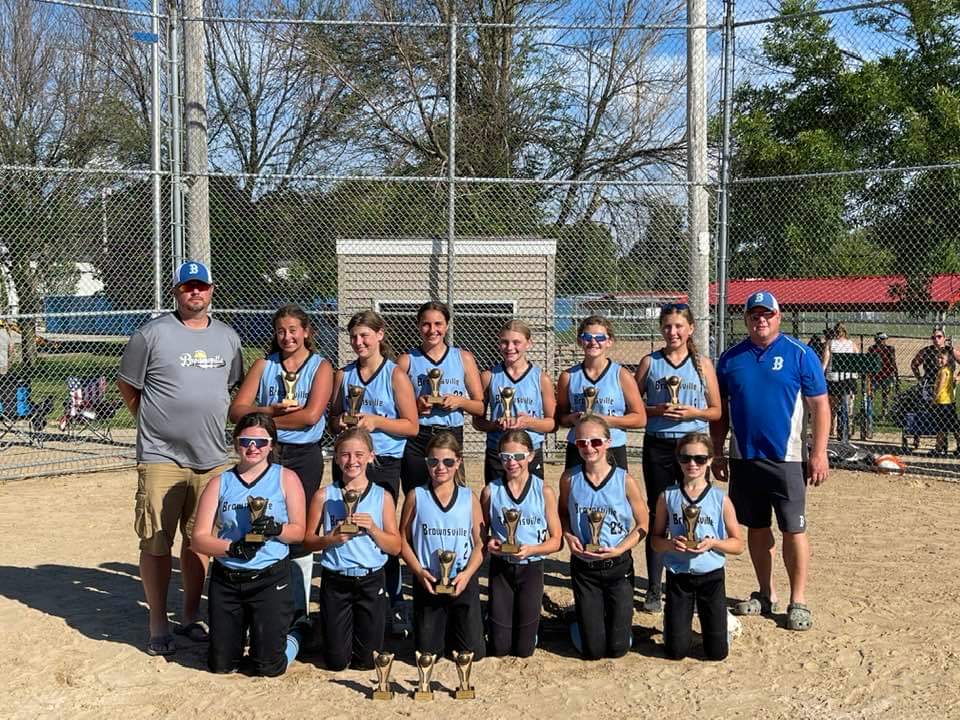FightFire343's tweet image. Lomira Fastpitch Minors Tournament Champions...BROWNSVILLE!!!!!!
