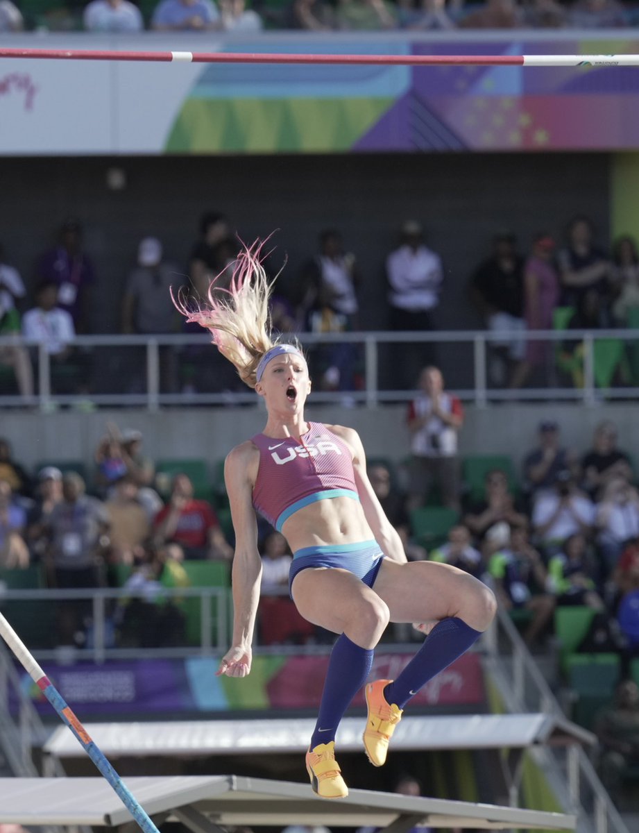 2022 World Athletics Championships 

Pole Vault final

15-5 (4.70) clearance for Sandi Morris