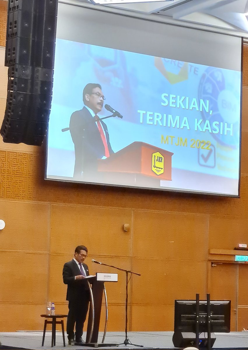 JKR_CKM's tweet photo. Ucapan dan Perasmian Mesyuarat Tahunan Jurutera-Jurutera Mekanikal JKR Malaysia 2022 oleh Ketua Pengarah Kerja Raya, YBhg. Datuk Ir. Haji Mohamad Zulkefly bin Sulaiman.

#MTJM2022 https://t.co/t20dfrA5o1