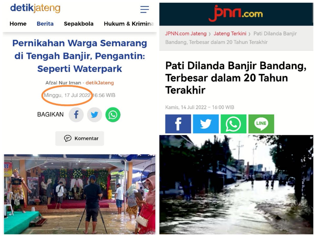 ekowboy2's tweet photo. Maha karya termegah Ganjar, pindahkan waterpark ke tengah pemukiman jadi hiburan warga

Sibuk copras-capres hasilnya banjir besar yg belum pernah ada sajak zaman Ken Arok, BUZZER AUTO MINGKEM!! https://t.co/rpf4vc6zSr