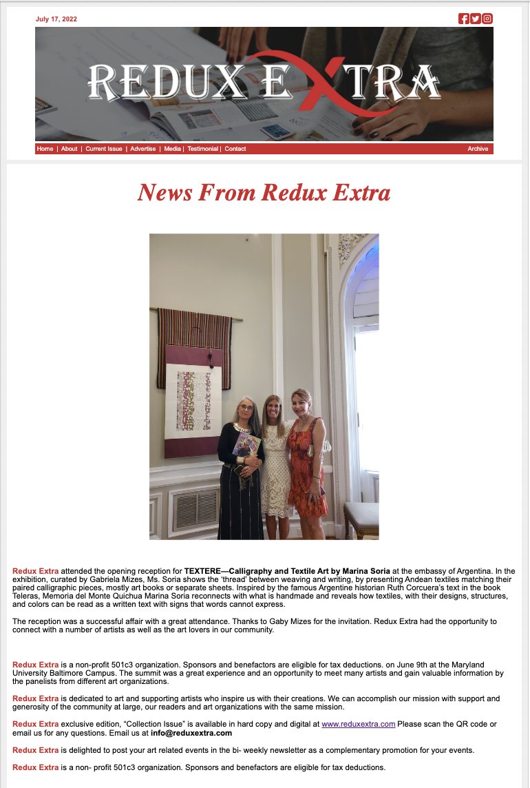 ReduxExtra's tweet image. Your Redux Extra Newsletter is here!
mailchi.mp/3e6dd6e68766/l…

To receive the Redux Extra Newsletter reduxextra.com/contact-us/
 enter this in the subject box: "sign me up for the newsletter"
#newsletter #Redux #ReduxExtra