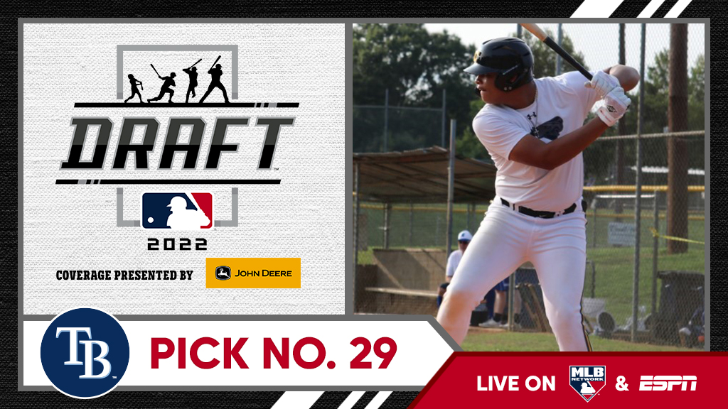 With the 29th overall pick, <a href="/RaysBaseball/">Tampa Bay Rays</a> selects East Forsyth (NC) first baseman Xavier Isaac, No. 113 on the Top 250 Draft Prospects list.

Watch live: atmlb.com/3PCHdrV