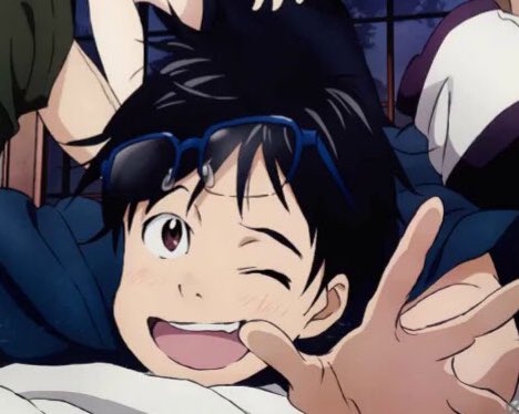 thinking about this specific breed of yuuri in yoi official art
