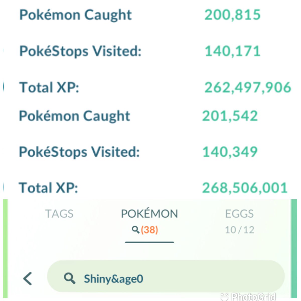 Totals for Starly Community Day. Wish there were more spawns in my area..
