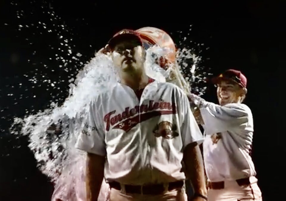 <a href="/RyanKoski24/">Ryan Koski</a> splashin’ <a href="/MaxSpitzmiller/">Max Spitzmiller</a>.  That’s one cool, calm customer that doesn’t get scared very easily!💦💦💦Screenshots from the video by Nick Ingram.