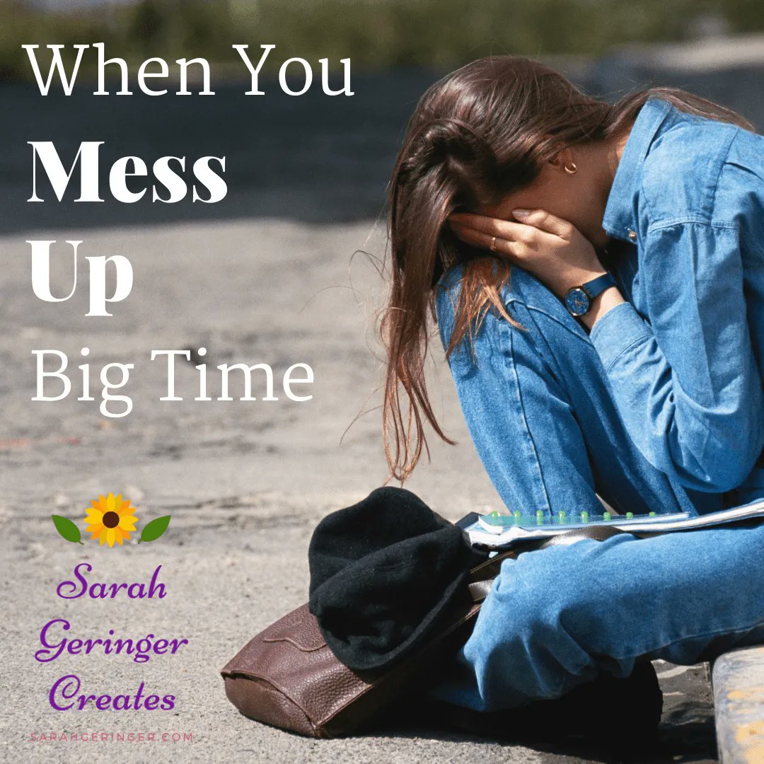 SarahLynneCR's tweet image. 5 tips to teach you what not to do when you mess up big time. Do you have any that I may have missed?  Read it here: buff.ly/3RHqepU #messingup #faith #prayer #forgiveness via @SarahGeringer