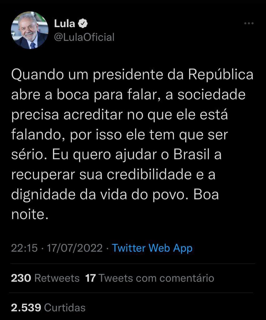 LucianoHangBr's tweet photo. Esta mensagem merece o POP (Prêmio Óleo de Peroba) do Ano de 2022. O que você acha? https://t.co/cP4gjWLJUZ