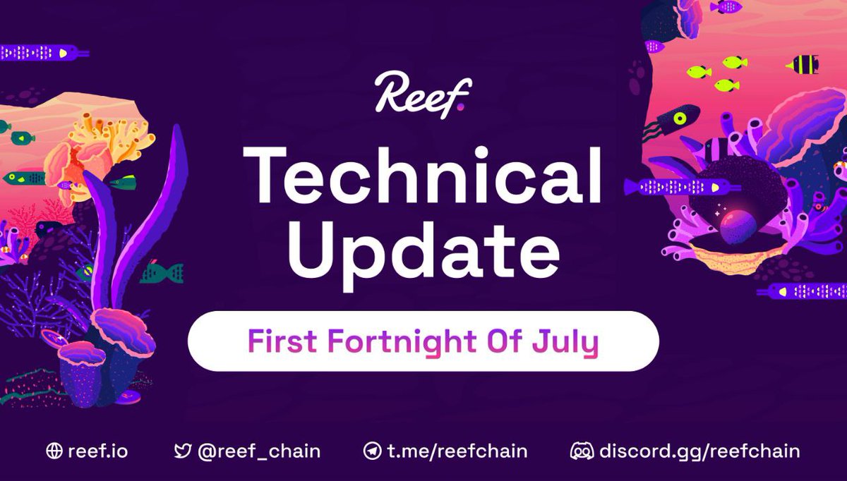 binxcrypto's tweet image. Pembaruan Teknis: Dua Minggu Pertama Juli 2022! ️ 

Pembaruan teknis terkini, integrasi, berita &amp;amp; lainnya; dapatkan semua pembaruan ekosistem #Reef sekaligus dengan buletin dua mingguan ini. ️

blog.reef.io/technical-upda…

#buildthereef #reef $reef #reefcard #reefchain