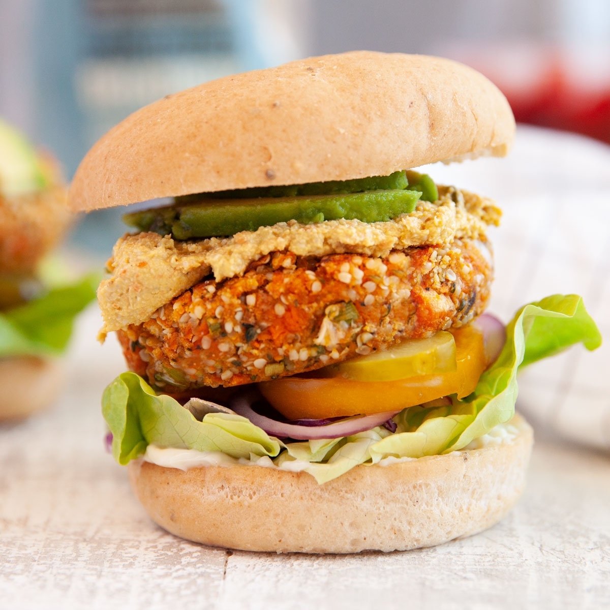 Hemp &amp; Sweet Potato Burger From #littlenorthernbakehouse 

"This #glutenfree sweet potato burger is flavourful, &amp; nutritiously filling. Veggies, #hemp, &amp; breadcrumbs are blended coarsely, adding texture to the patty 👉️ bit.ly/3aJboim

#livehealthylivenatural #hempcorz