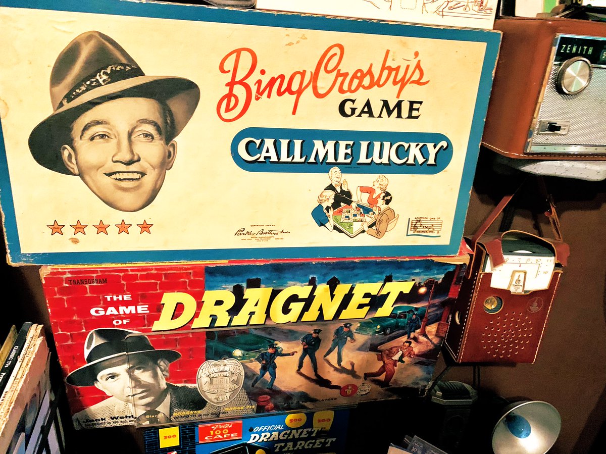 MitchandMarcy's tweet photo. @DailyPicTheme2 Here are two #classics from our #vintage toy and #game room, add authentic #radios, cameras and TVs; Lots o’ fun from the past you can see 😉
📸 #mitchandmarcyphotos
#DailyPictureTheme #MidwestModern #OaklandCounty #boardgames #Dragnet #BingCrosby #CallMeLucky #ParkerBrothers https://t.co/bbGhgkoNfp