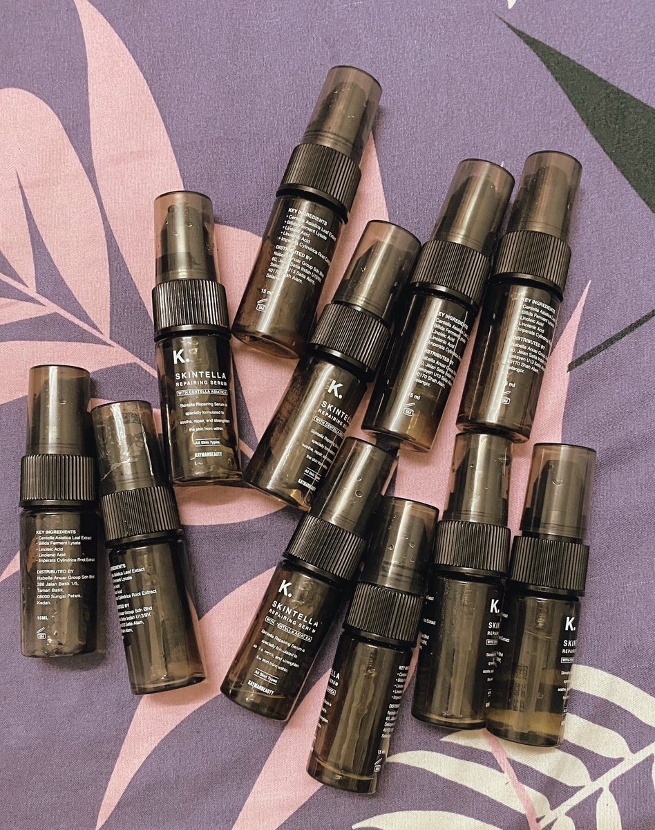 tehabeautycare's tweet photo. Kiri : Sebelum kayman inform stock size besar habis 

Kanan : Masa kayman inform stock skintella size besar habis. 

Boleh nmpak kan how much I LOVE SKINTELLA REPAIRING SERUM  !! Cepat la release botol besar 😭😭 #calmingsoon 🌱 https://t.co/nmq9C7XBjQ