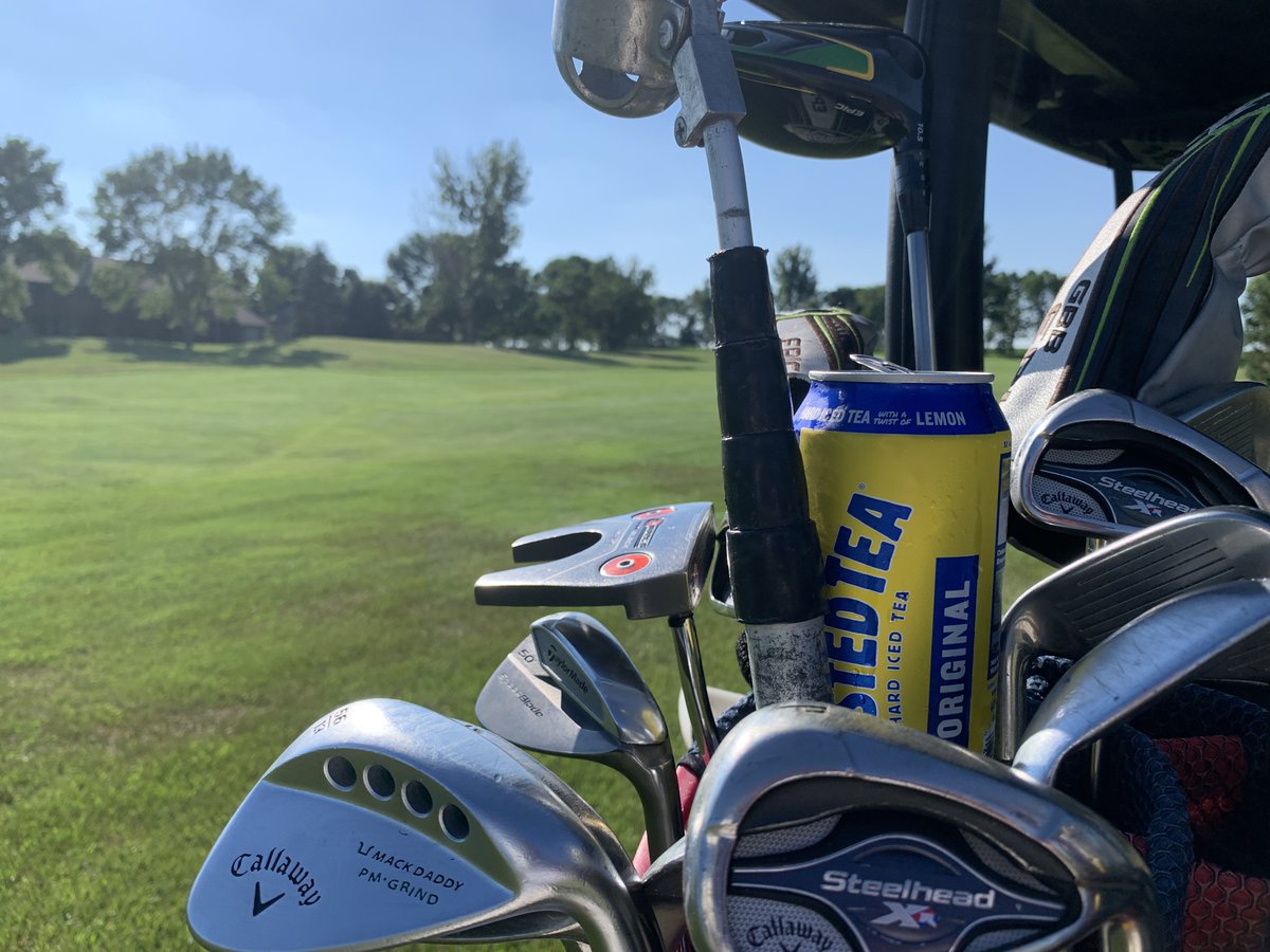 Always enjoy playing ⁦⁦<a href="/joingreatlife/">GreatLIFE</a>⁩  Central Valley! Mike Smith always does a phenomenal job, especially with the greens! And it was set up for the club championship today so it was extra challenging. Great way to finish up a weekend! 🏌️‍♂️🍻☀️😎⛳️👍