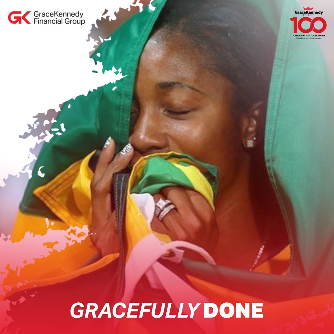GKMSOnline's tweet photo. #GracefullyDone as @realshellyannfp has taken her fifth World Championship title and is the greatest women's sprinter of all time! #GK100 #OneGKFG https://t.co/0PVBIpiSIG
