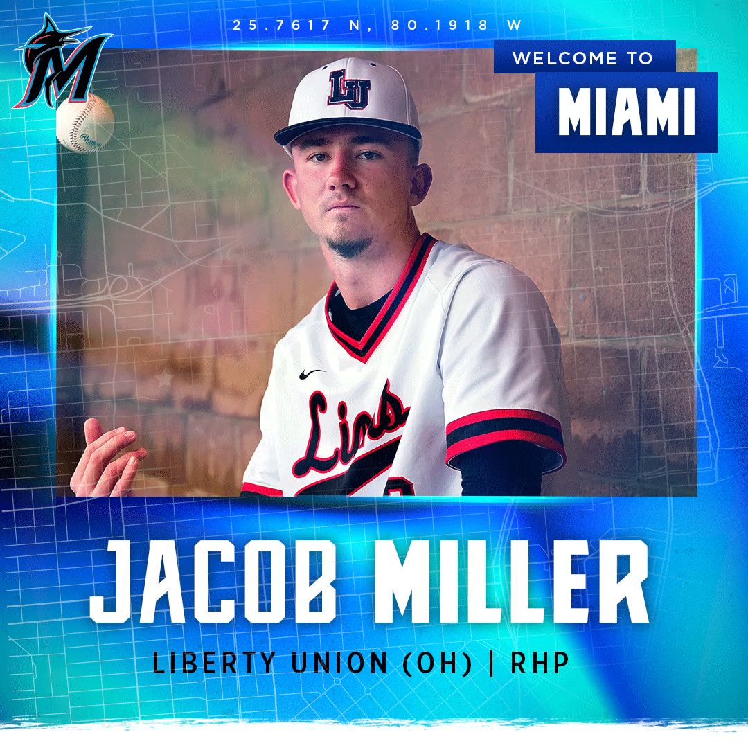 With the 46th pick in the 2022 #MLBDraft, the Miami Marlins select Jacob Miller from Liberty Union High School (OH).

Welcome to Miami, Jacob! #305OnTheRise
