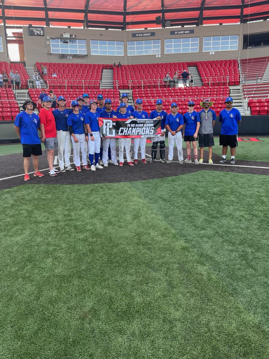 Lubbock Baseball Academy (@lbkbaseballacad) on Twitter photo LBA Benton (18U) defends home and wins 🥇 here in the <a href="/PerfectGameUSA/">Perfect Game USA</a> Red Raider Open! That’s 2 straight championships and 10 straight Ws for this group of soon-to-be #JucoBandit! LBA Benton (18U) defends home and wins 🥇 here in the <a href="/PerfectGameUSA/">Perfect Game USA</a> Red Raider Open! That’s 2 straight championships and 10 straight Ws for this group of soon-to-be #JucoBandit!