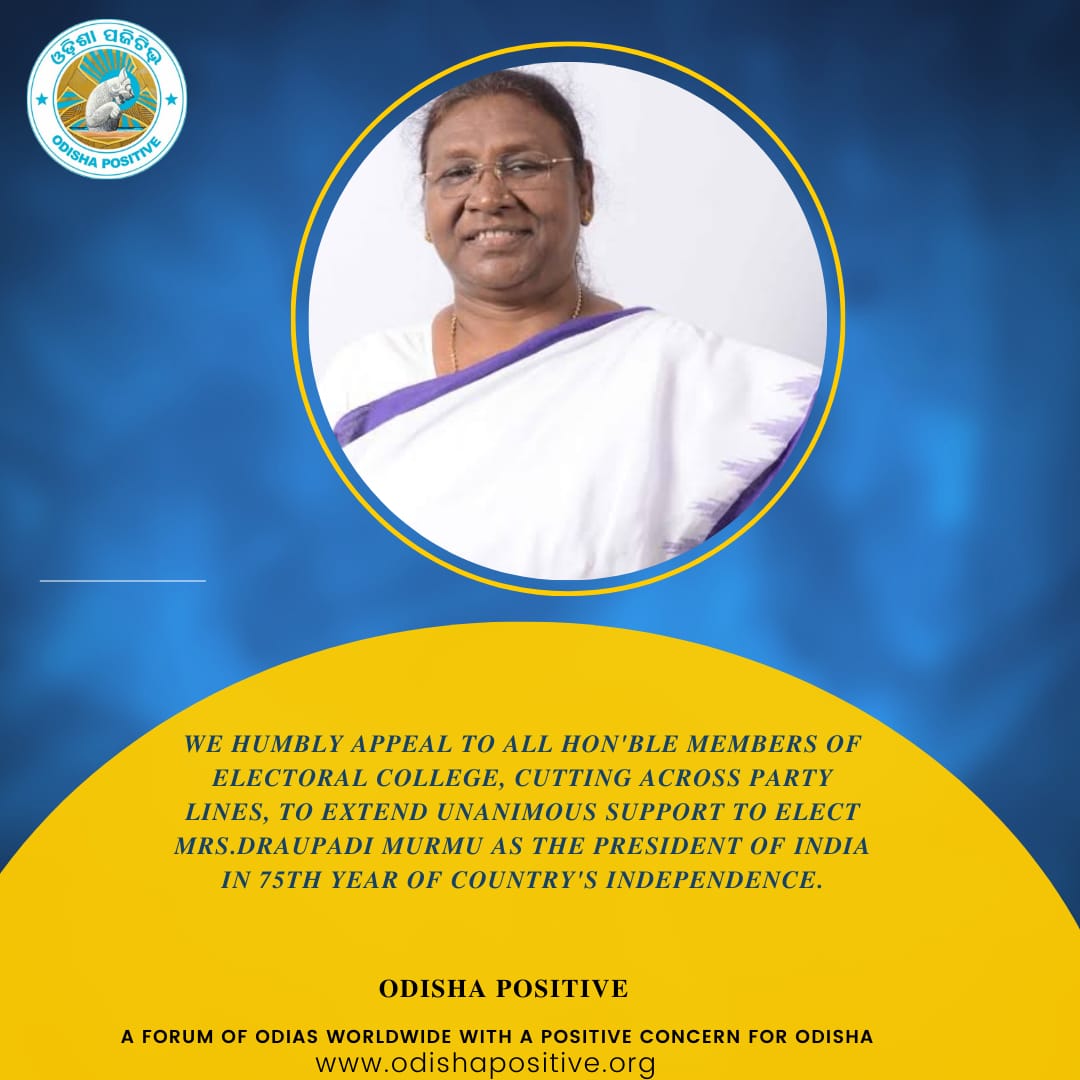 odisha_positive's tweet photo. #DraupadiMurmu #draupadimurmuforpresident https://t.co/mqnMhs3uQa