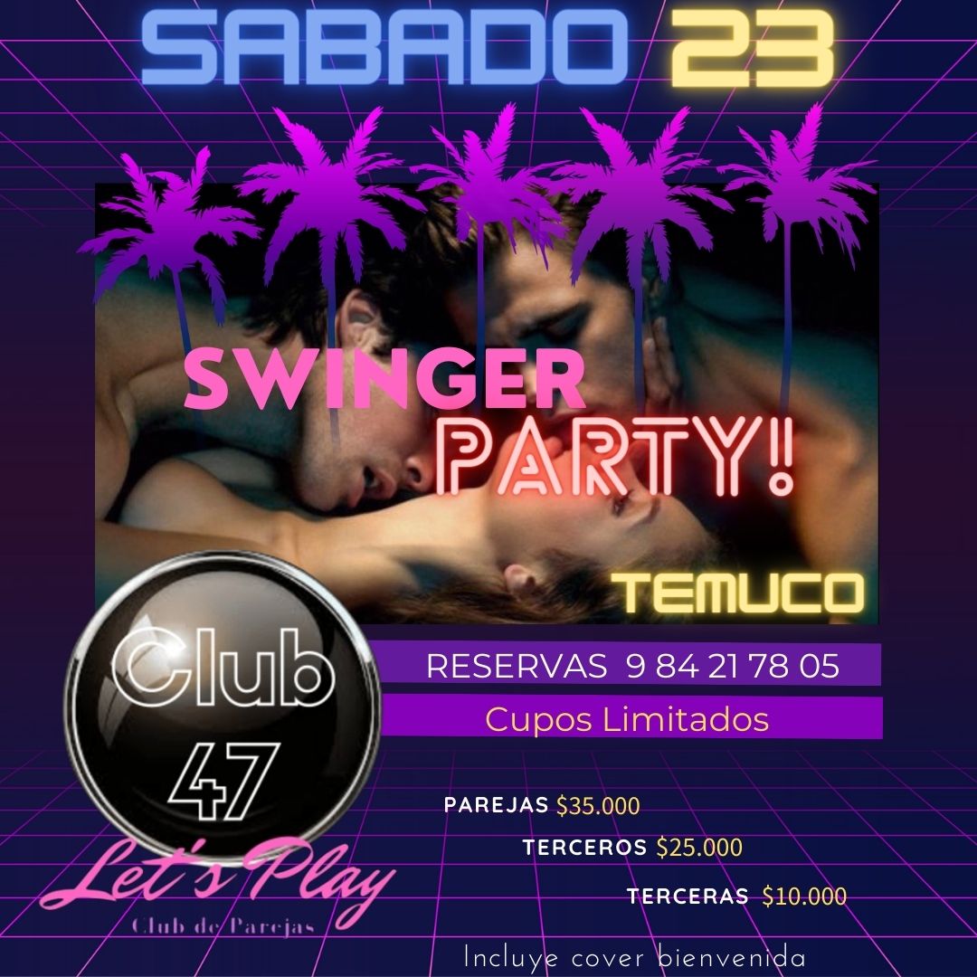 Club47swinger's tweet photo. En Julio seguimos de fiesta
#ParejasSwinger #parejascuckold #parejascuriosas #parejacachonda #triosHMH #triosmhm #triosricos #IntercambiodeParejas #swingertemuco #swingersurdechile https://t.co/f5miyYtofN
