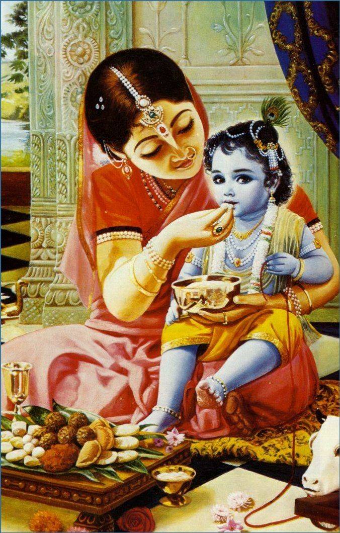 KrishnaDharma's tweet photo. I am controlled by love. https://t.co/vItbRd7zjd