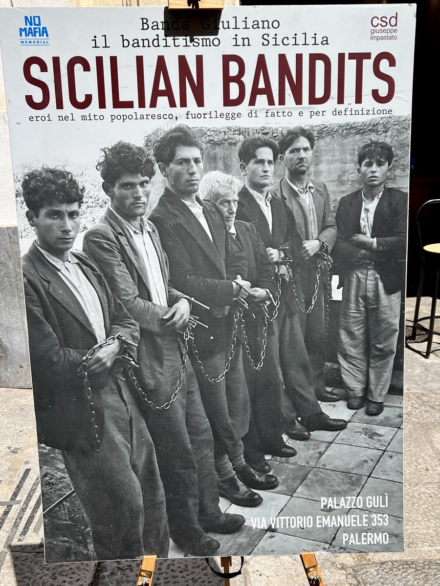 Something Interesting; Today in Palermo, Sicily I saw this exhibit as well as a very large public sculpture (resembling a Richard Serra) which honors the lives taken by the hand of the Mafia. The topic is not clandestine here as one might imagine.