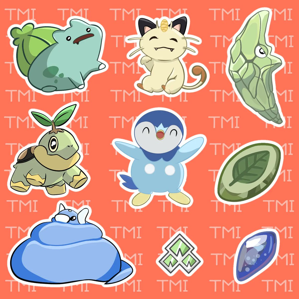 1601Ayush's tweet photo. Worked on a sticker pack!
.
.
.
#Pokemon #Stickers #digitalart #bulbasaur #meowth #metapod #turtwig #piplup #leafstone #waterstone #dratini #badge #anime #derpy https://t.co/Nz3pUnRk6N
