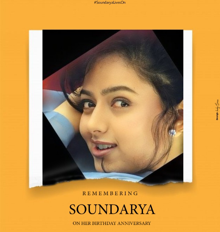 Remembering the ever gorgeous and legendary actress #Soundarya garu on her Birth Anniversary. 🙏

#RememberingSoundarya #SoundaryaLivesOn #RaashiikhannaEdits