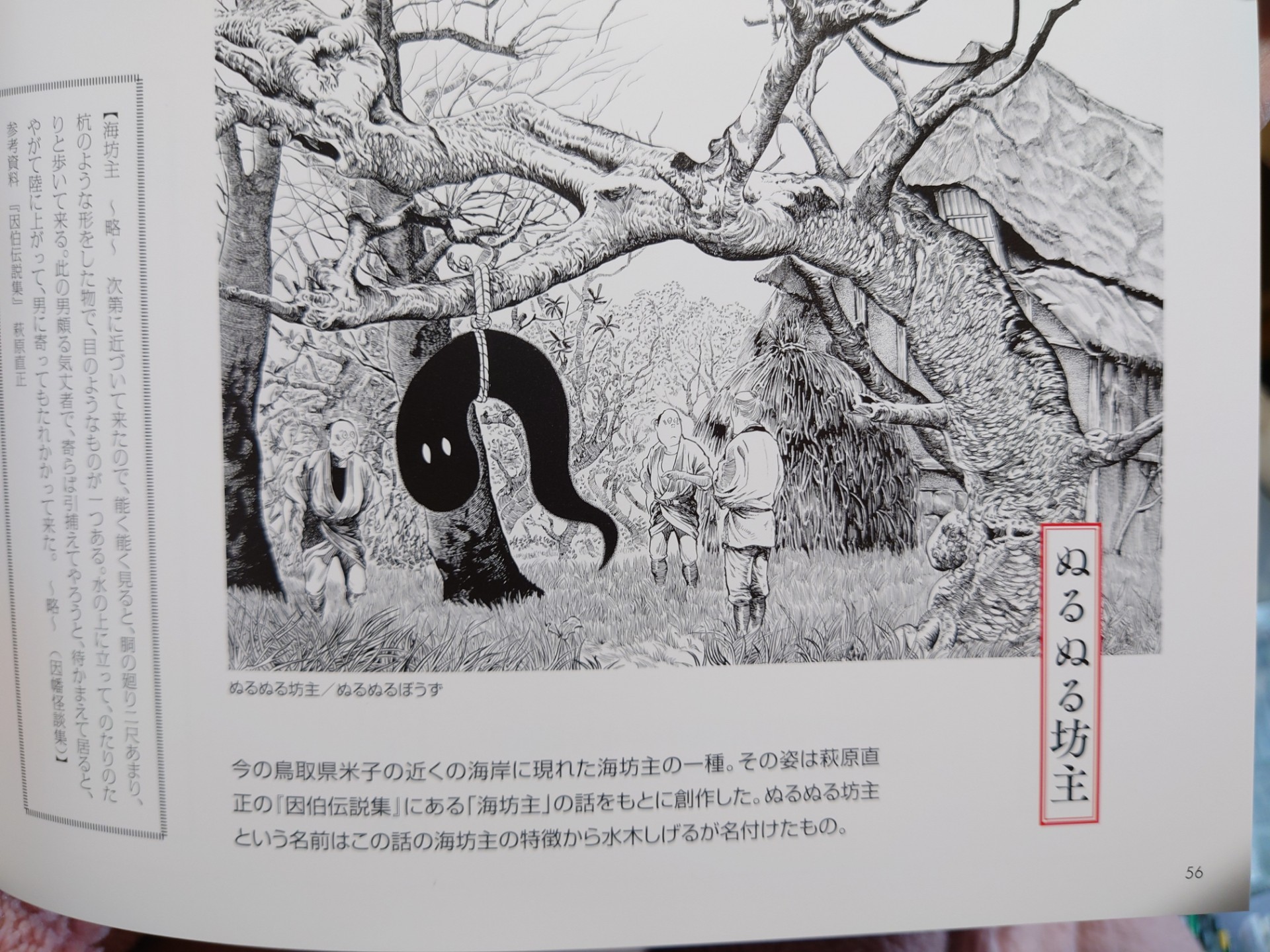 岡林リョウ🐙 on X: これこれ。ぬるぬる坊主。この絵がよく見られた頃はUMAということばも實吉先生がまだつけてなかったのではないか、海底の大海蛇の写真が有名で、気味悪さが際立っていたが、よく見たらほんとに細かい点描でできあがってたという。。  t.co ...