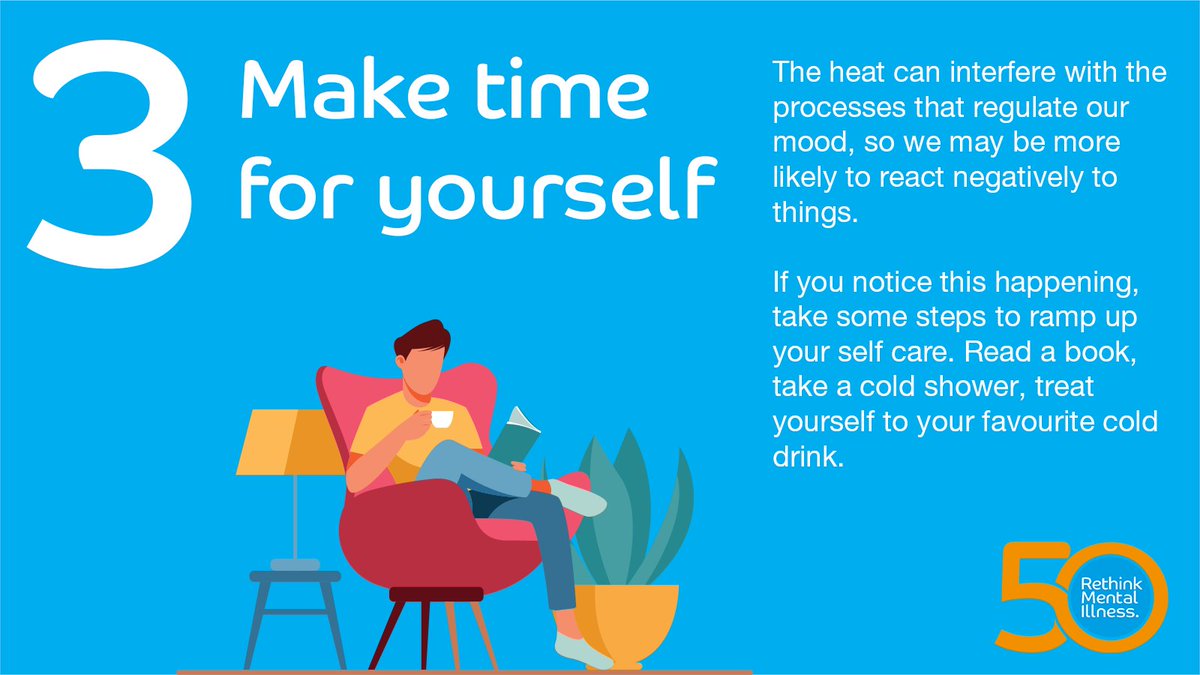 Rethink_'s tweet photo. 🌡️ Extreme heat can have a significant impact on our mental health.

Take a look at these tips on how to manage during the #Heatwave2022 👇 https://t.co/bGRAAXmqXo