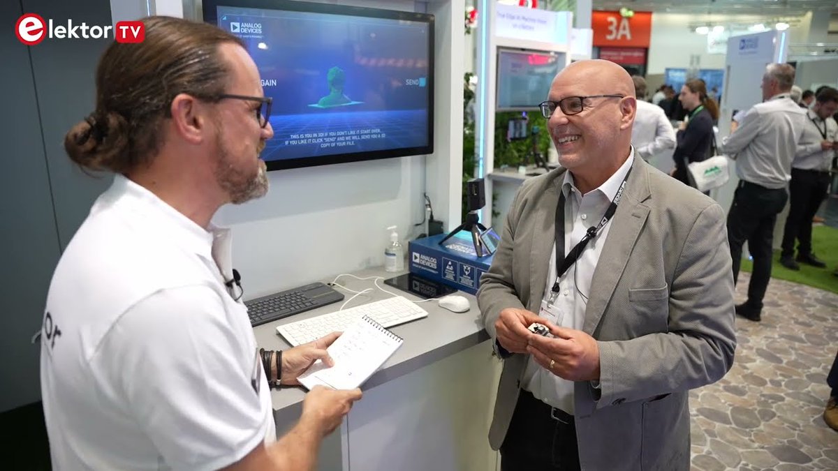 Elektor's tweet photo. Elektor Learns About ToF Technology with @AnalogDevicesInc at Embedded World 2022
@ADI_News
https://t.co/7nxtY79wGl
#embeddedworld #electronics #ew22 #embeddedworld2022 #embedded https://t.co/hAzOjpETXK